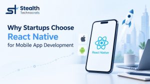 Startup team using cross-platform technology for a mobile product