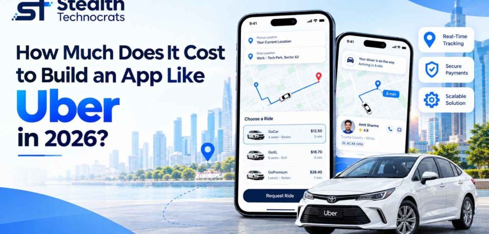 Ride-hailing app development cost and essential features