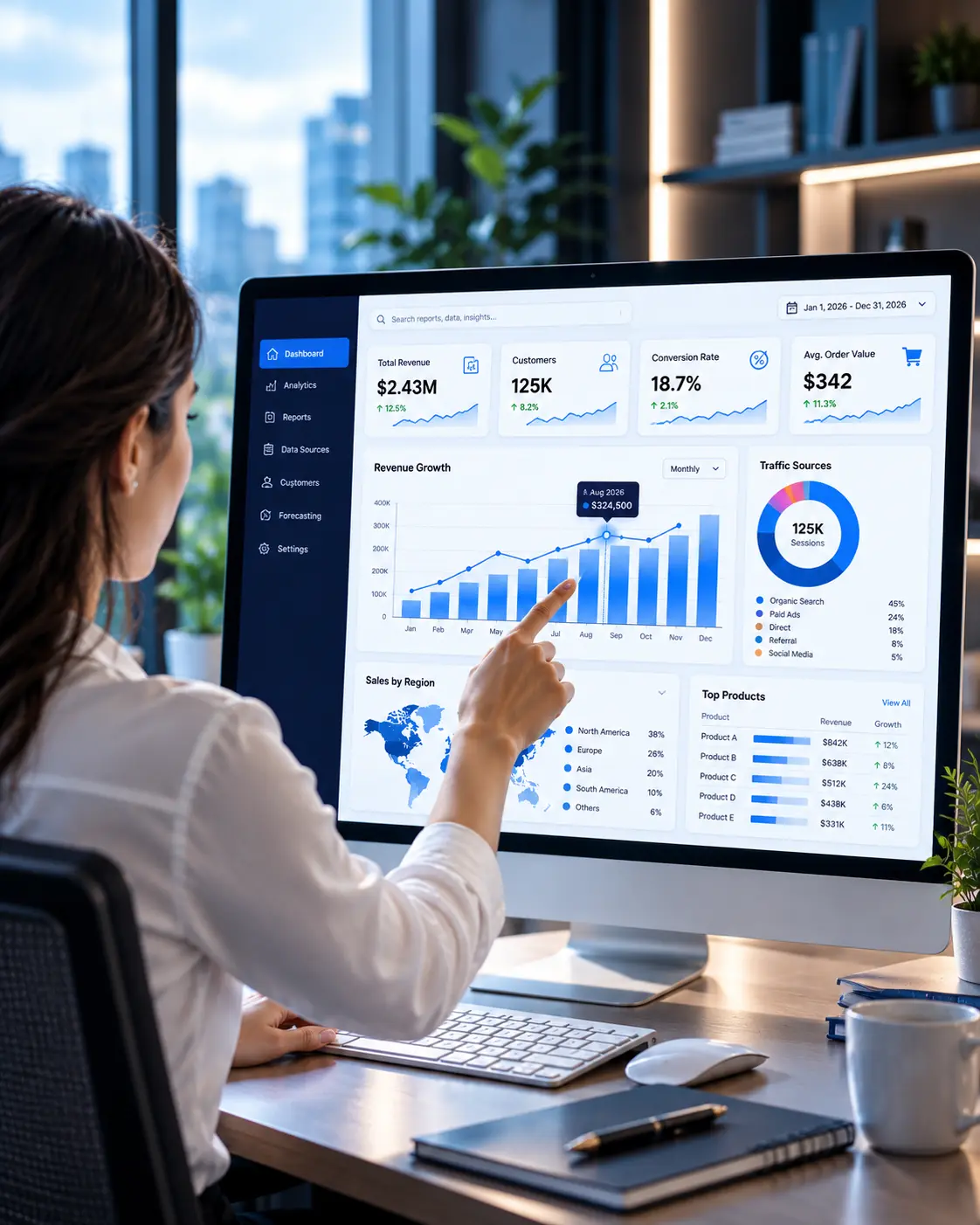 Data Analytics, Dashboards & Reporting