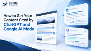 Website content appearing in AI-powered search results