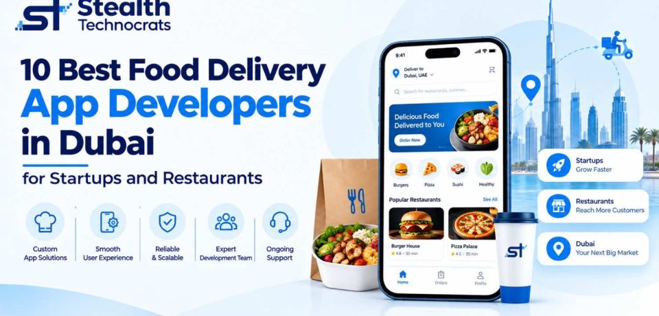 Food delivery app development solutions for Dubai businesses